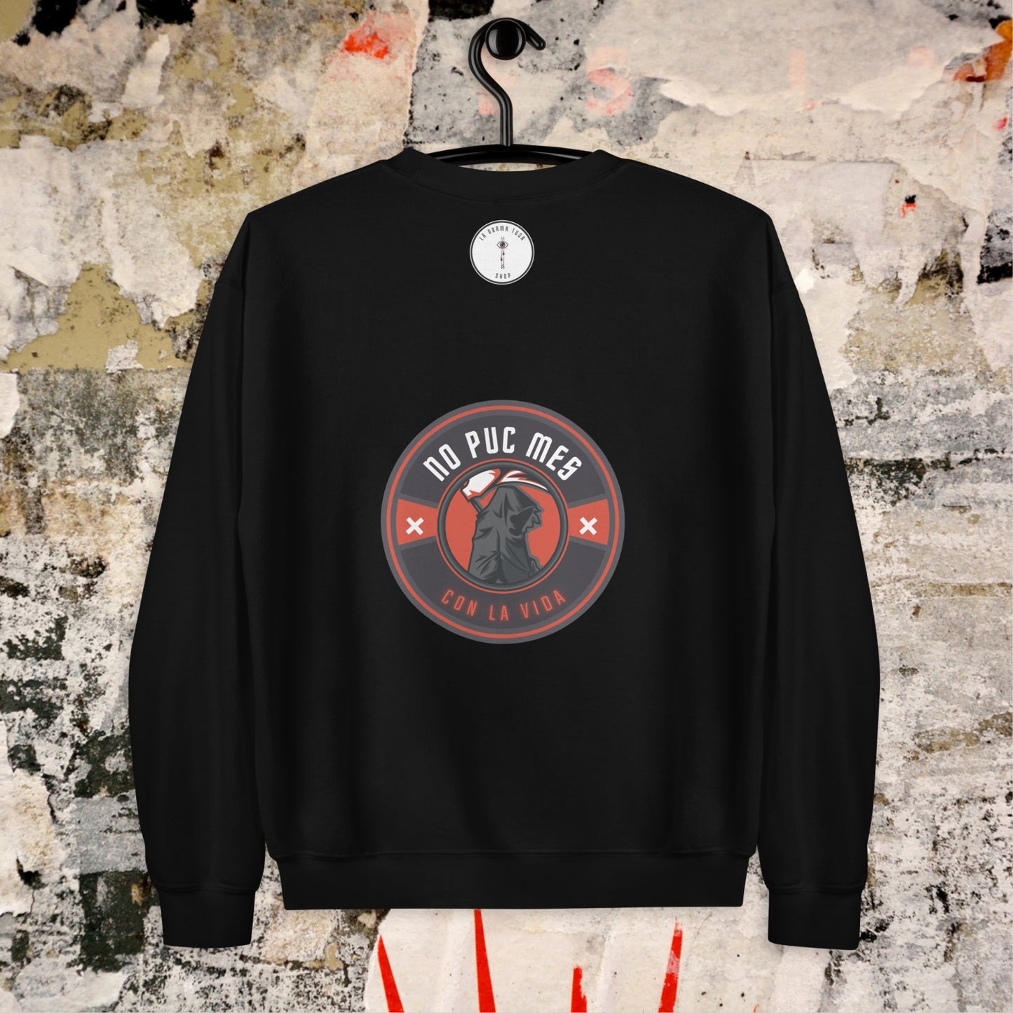 No puc mes sudadera sin capucha