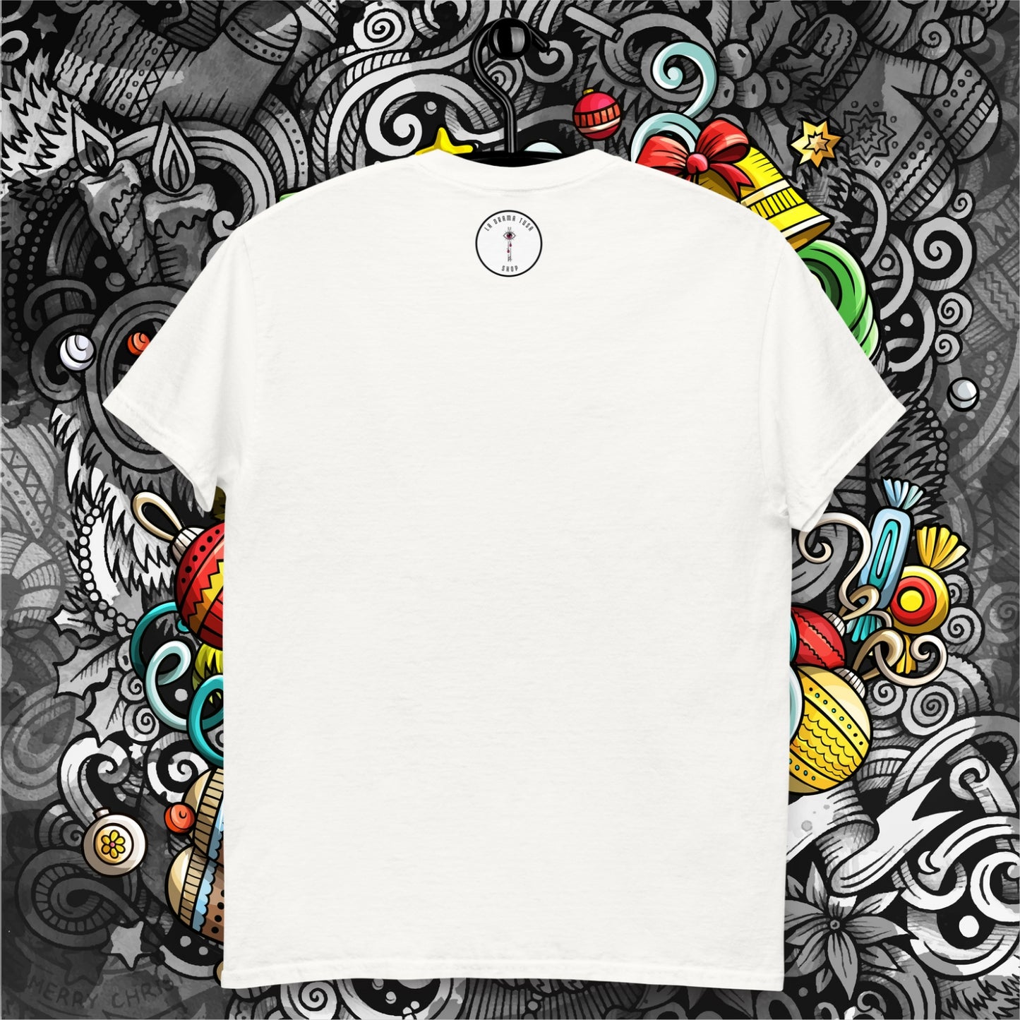 Christmas tree-rex camiseta