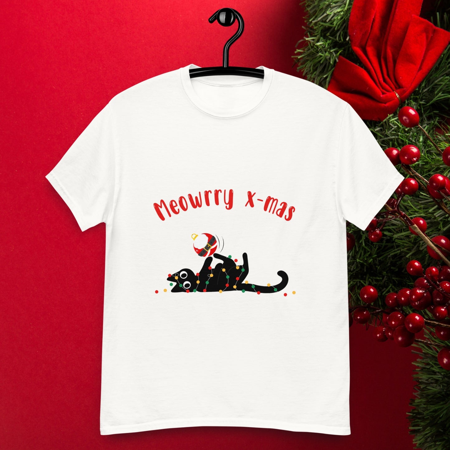 Meowrry christmas camiseta