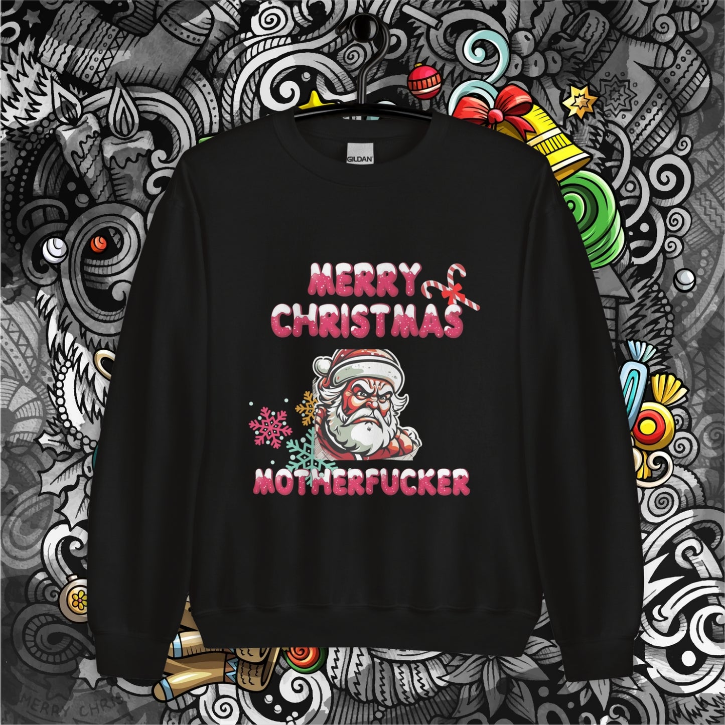 Merry christmas motherfucker sudadera sin capucha