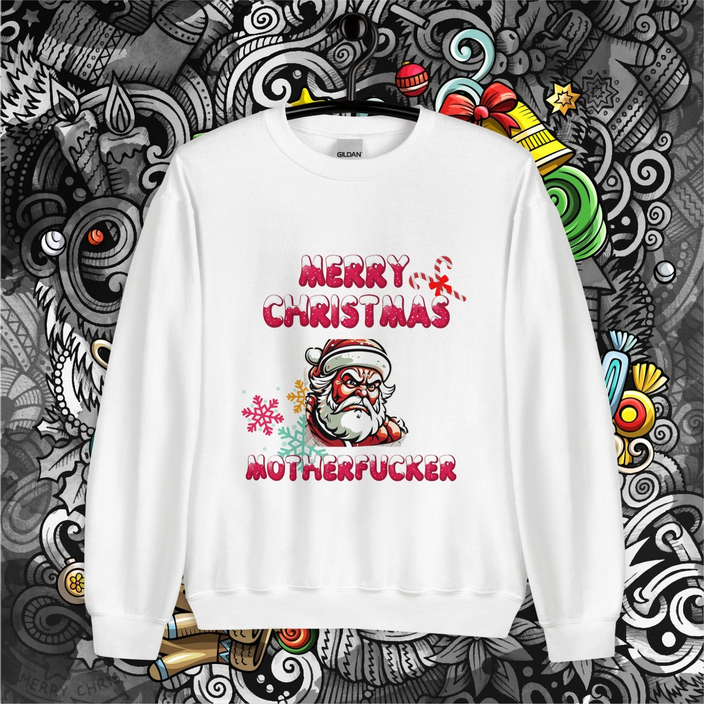 Merry christmas motherfucker sudadera sin capucha