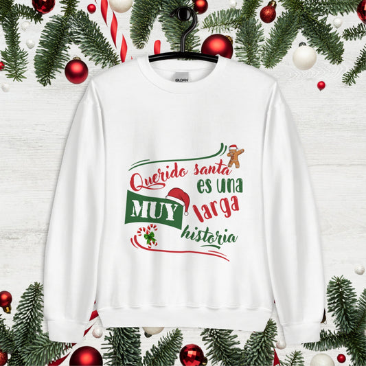 Querido santa sudadera sin capucha