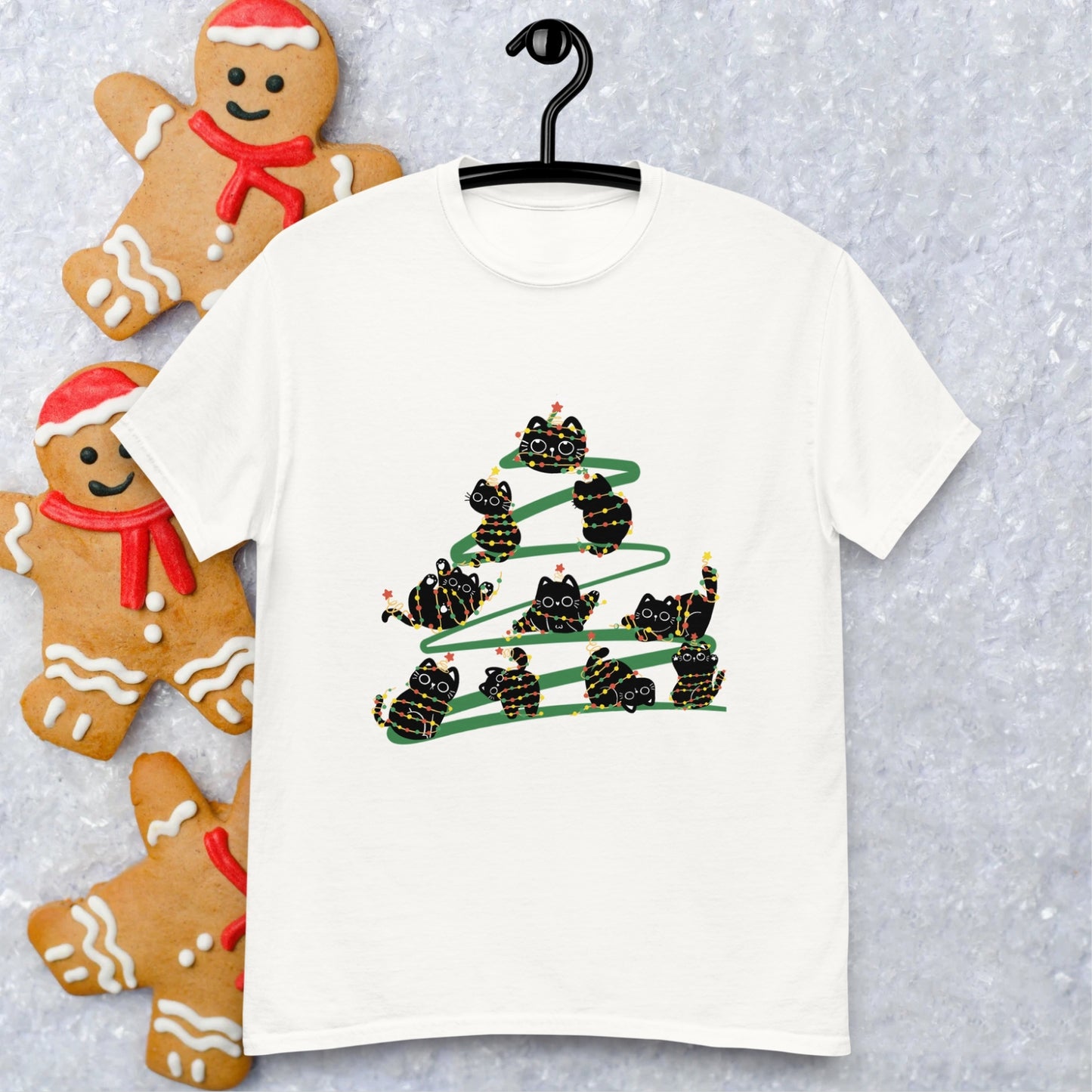 Cat-mas tree camiseta