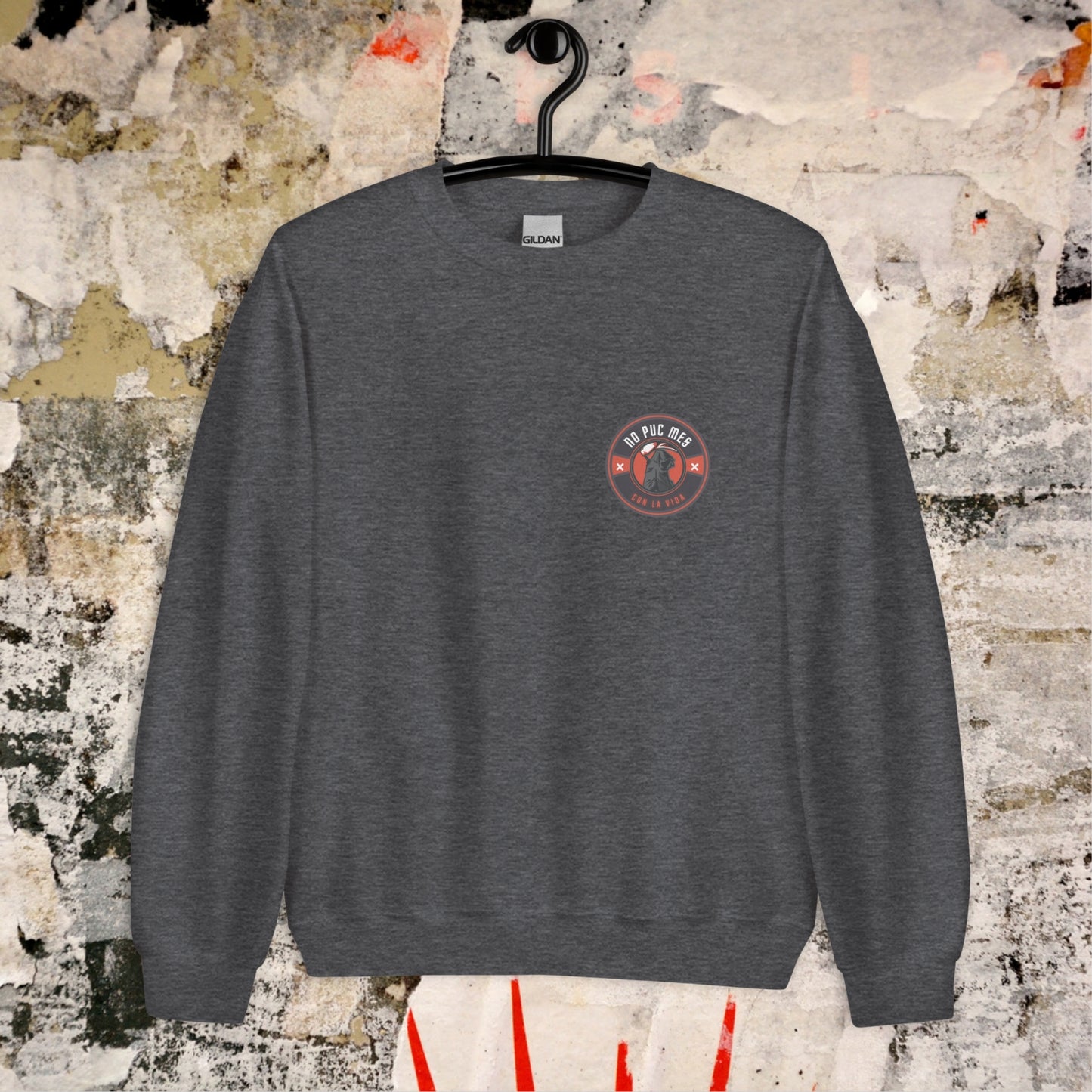 No puc mes sudadera sin capucha