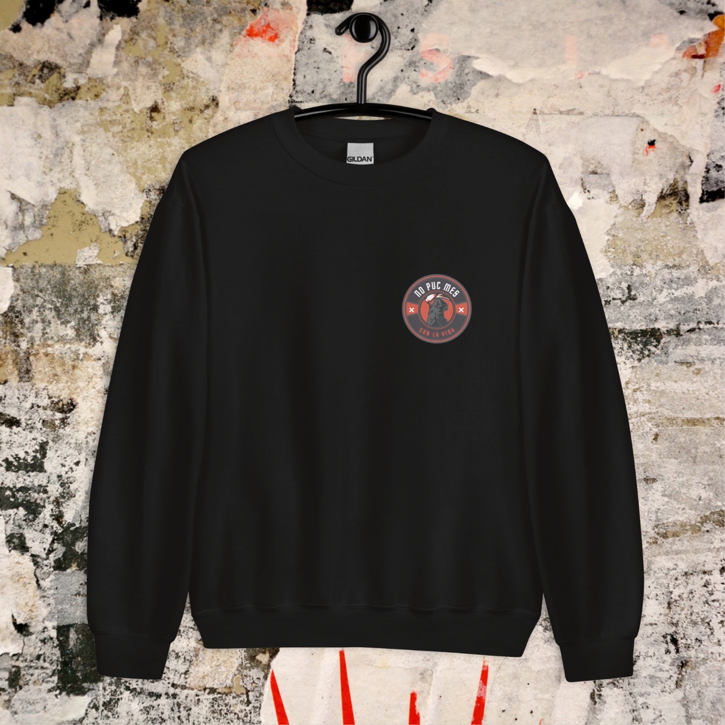 No puc mes sudadera sin capucha