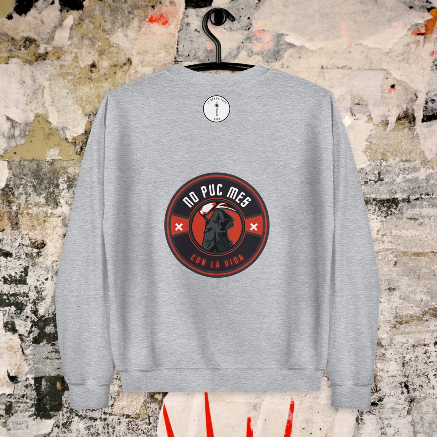 No puc mes sudadera sin capucha