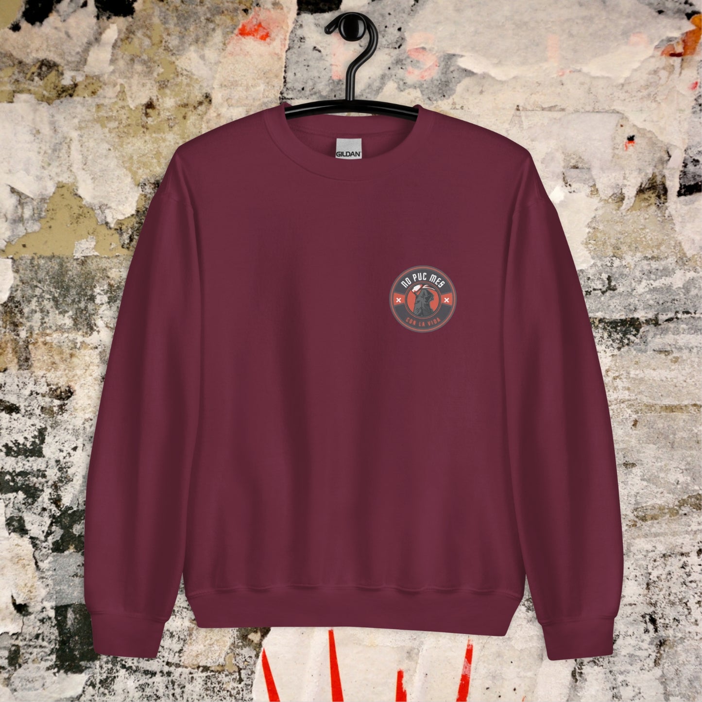 No puc mes sudadera sin capucha