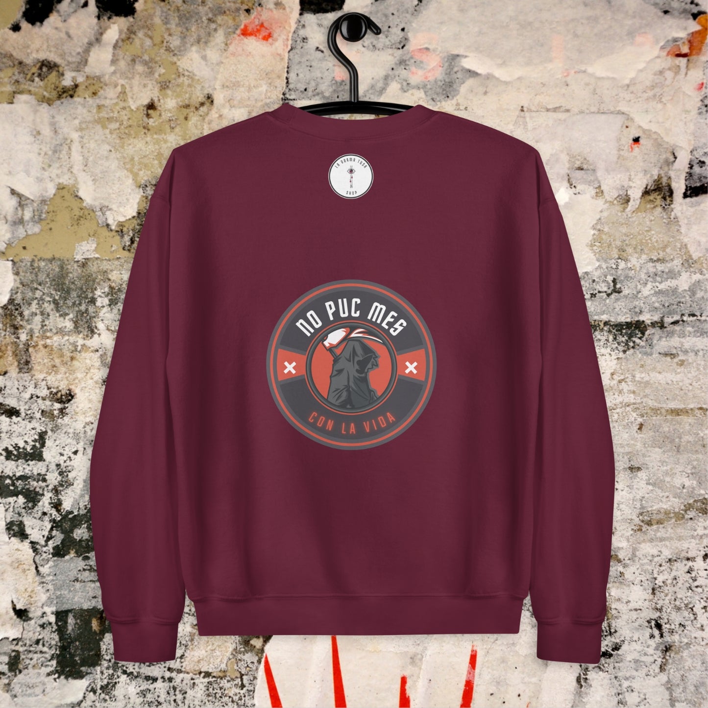 No puc mes sudadera sin capucha